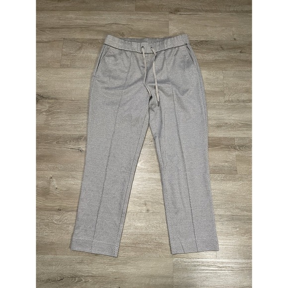 Maison d'Amelie Pull on Pants Womens Size 8 Gray Geometric Design - Picture 1 of 9